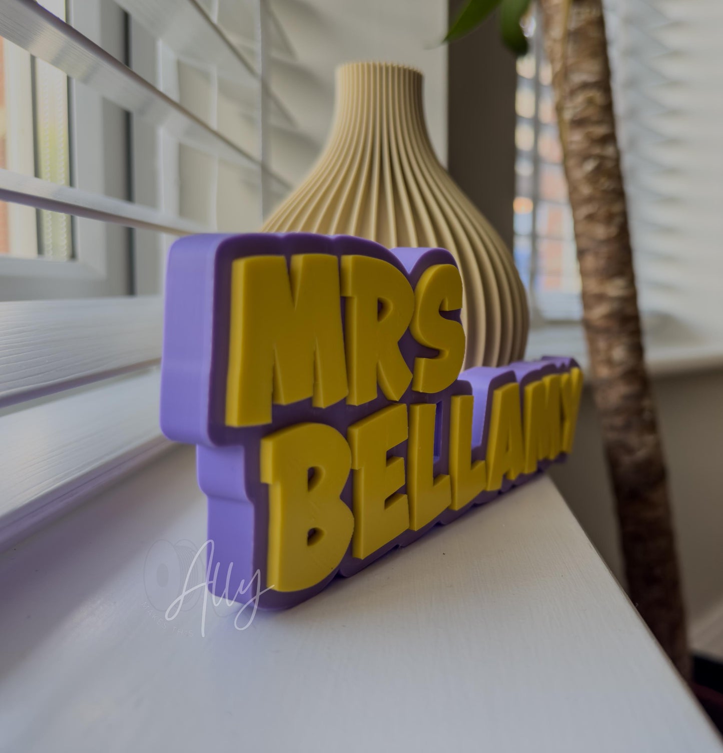 Personalised Name Sign | Nameplate | special Gift | Desk Gift | Custom Desk Sign