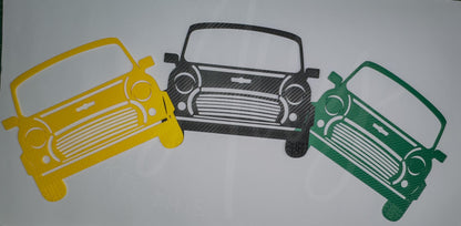 wall-mounted car profile decor in custom colour